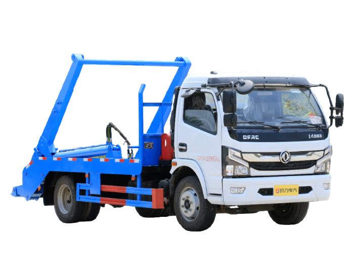 Dongfeng D6 6-8m³ swing arm garbage truck
